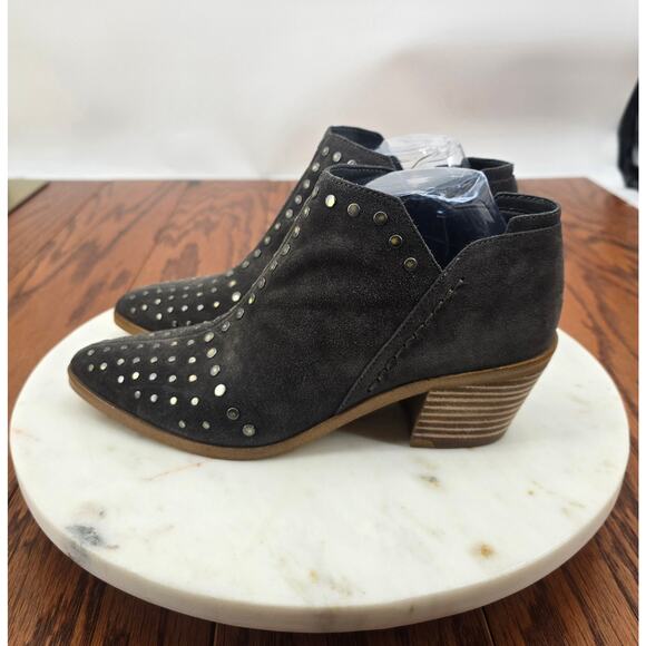 1State
Loka Grey Studded Leather Ankle Boots - Picture 3 of 8